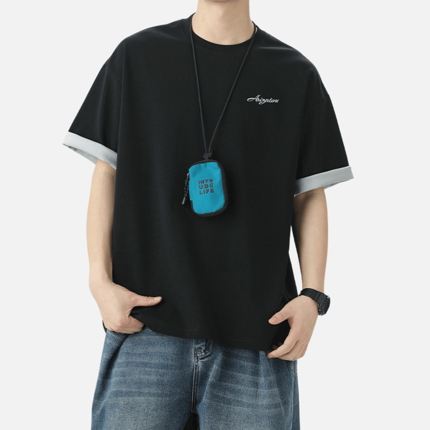 Casual Embroidered Tee
