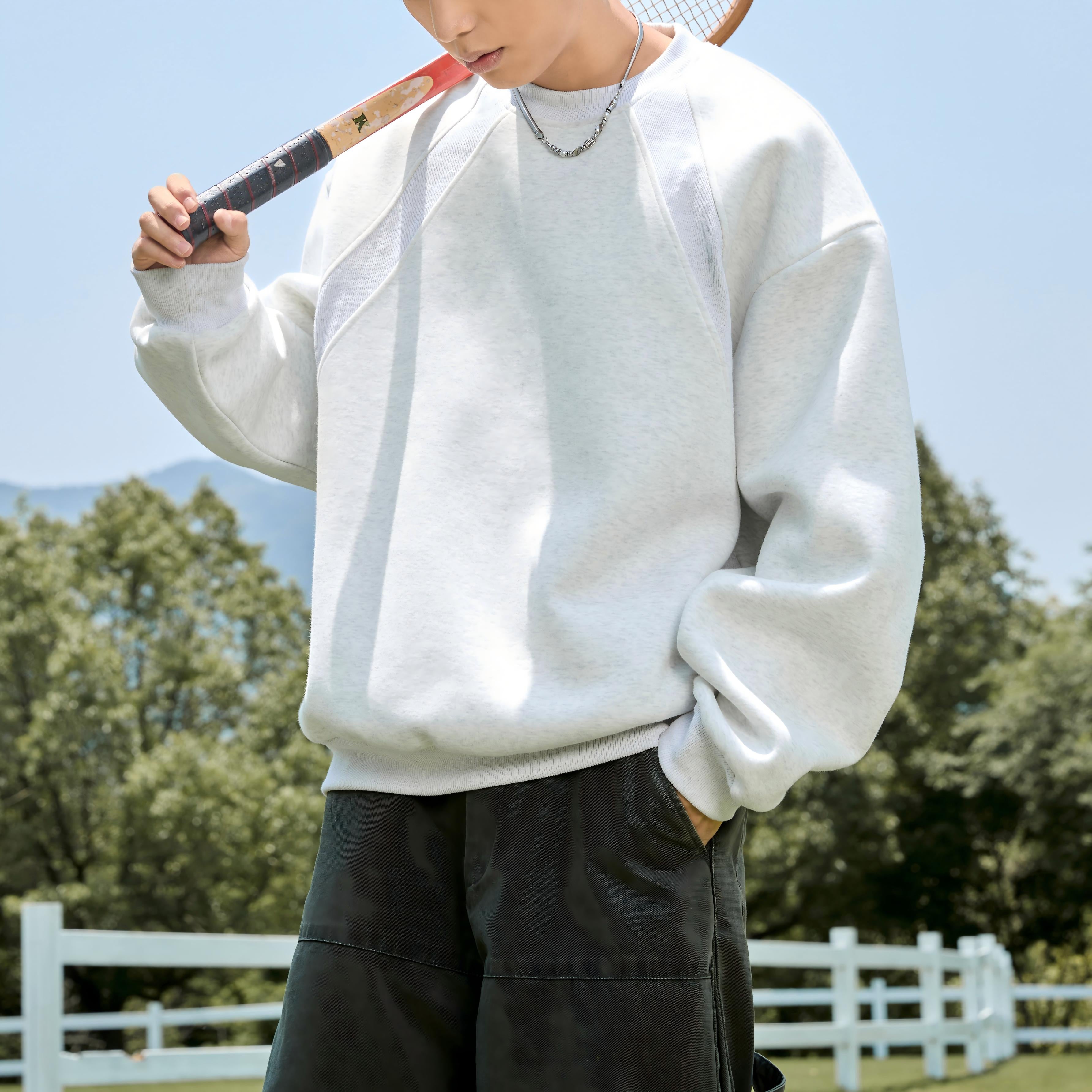 Heavyweight Space Cotton Crewneck Sweatshirt