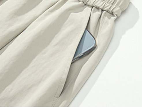 Pleated Blade Casual Joggers