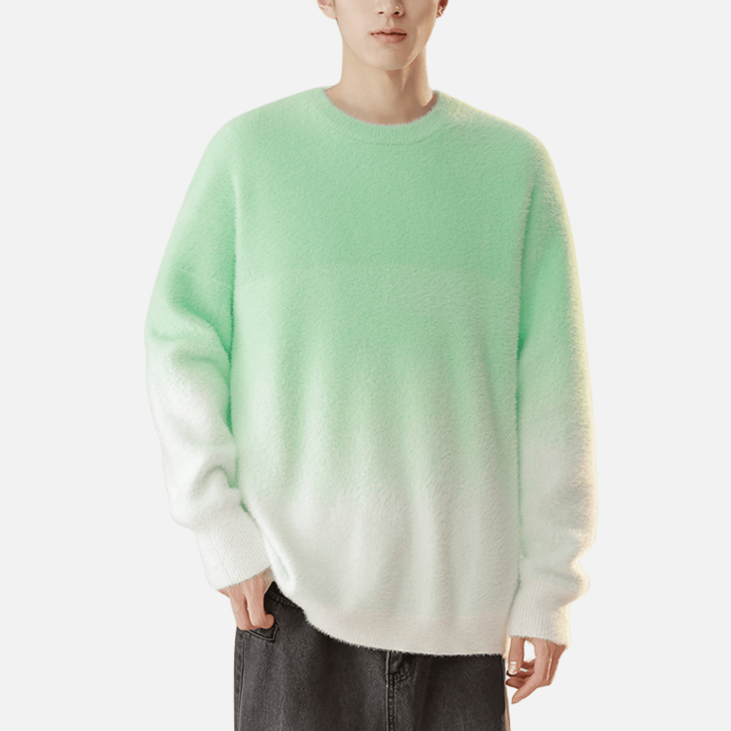 Strickpullover mit Farbverlauf