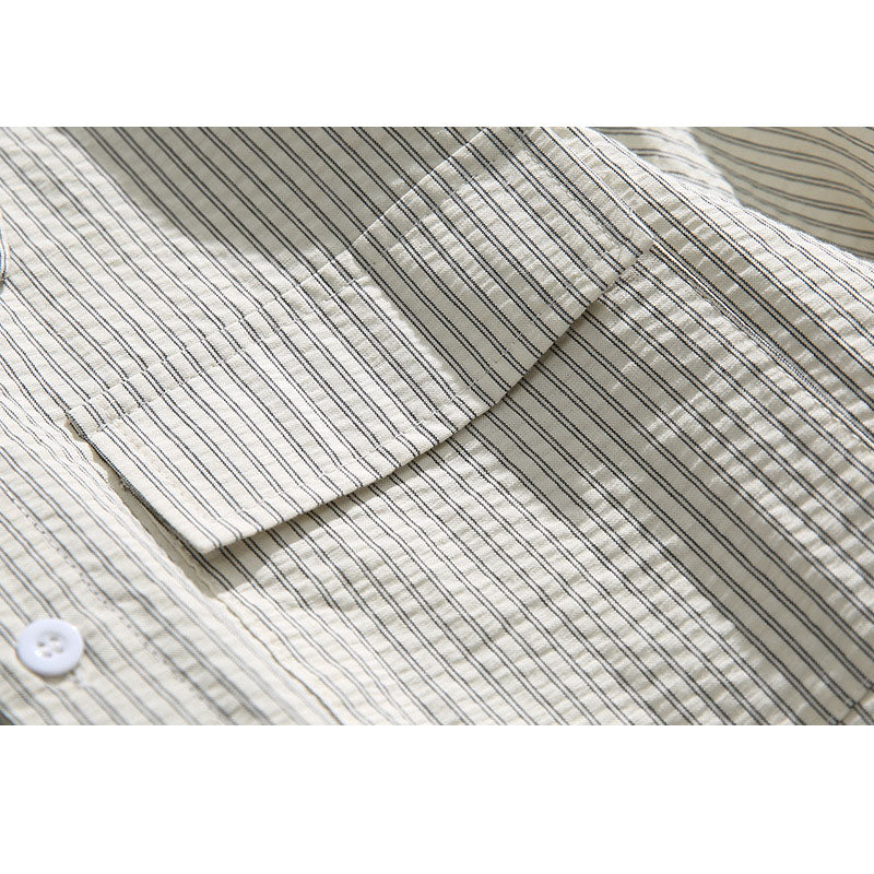 Camisas vintage de rayas en contraste
