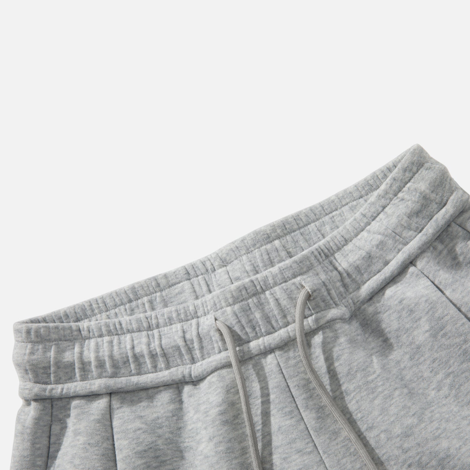 Pleated Straight Sweatpants