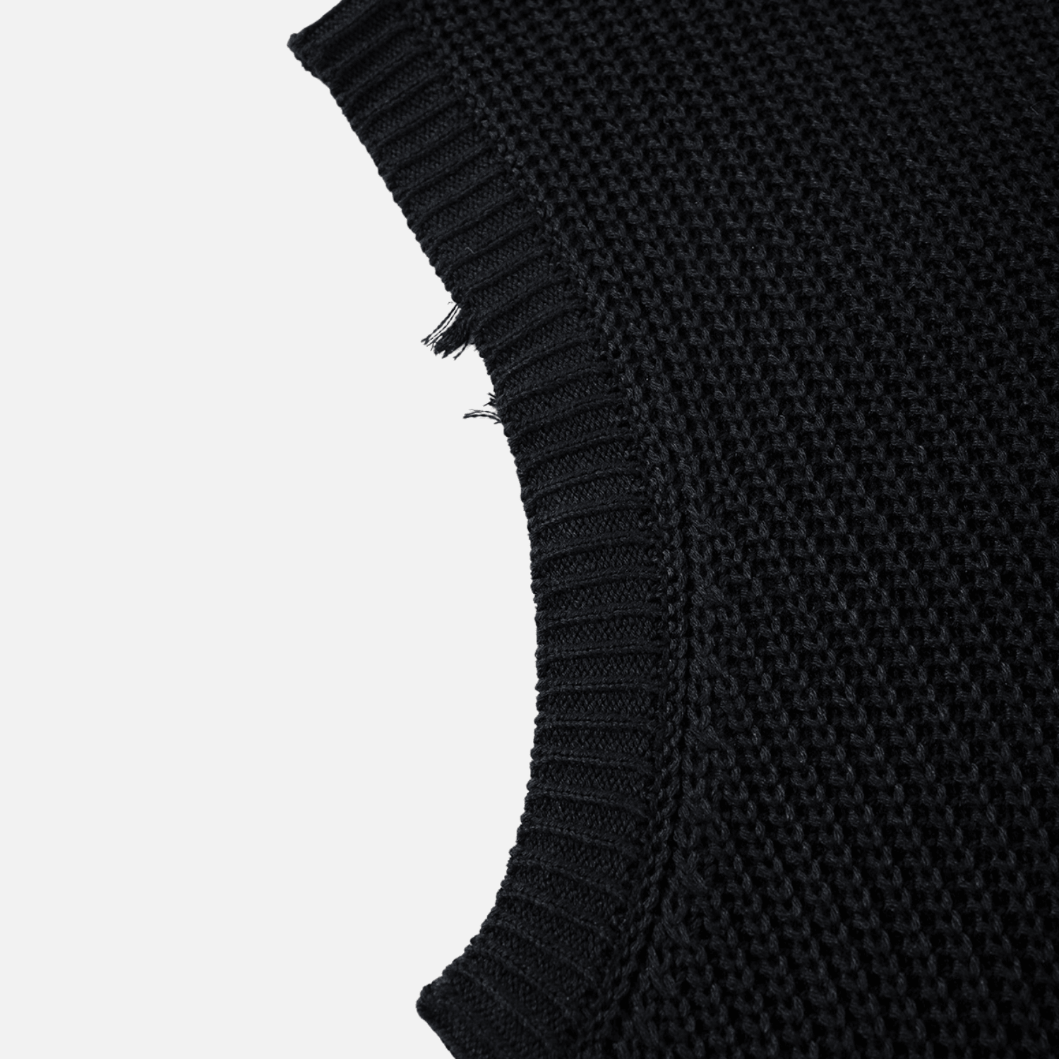 Skull Sleeveless Knit Sweater