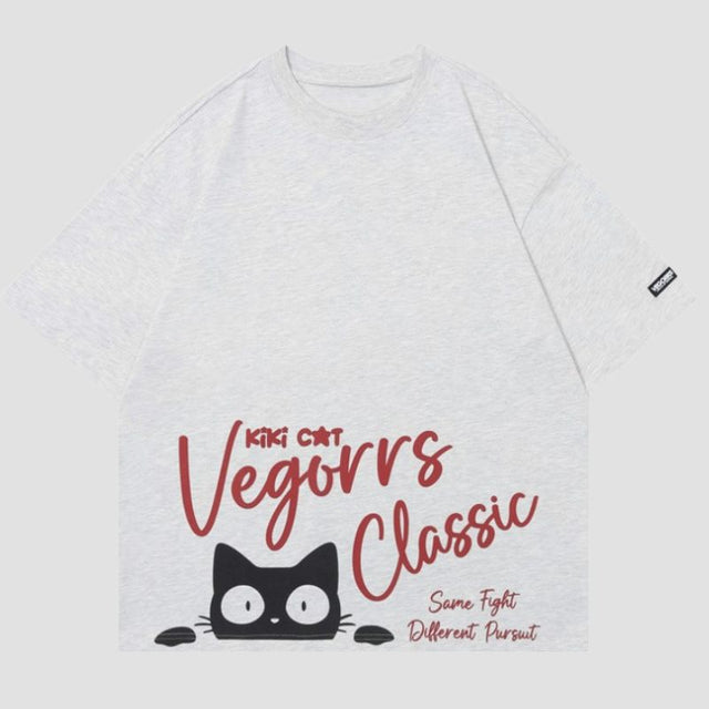 KiKi Cat Print Tee