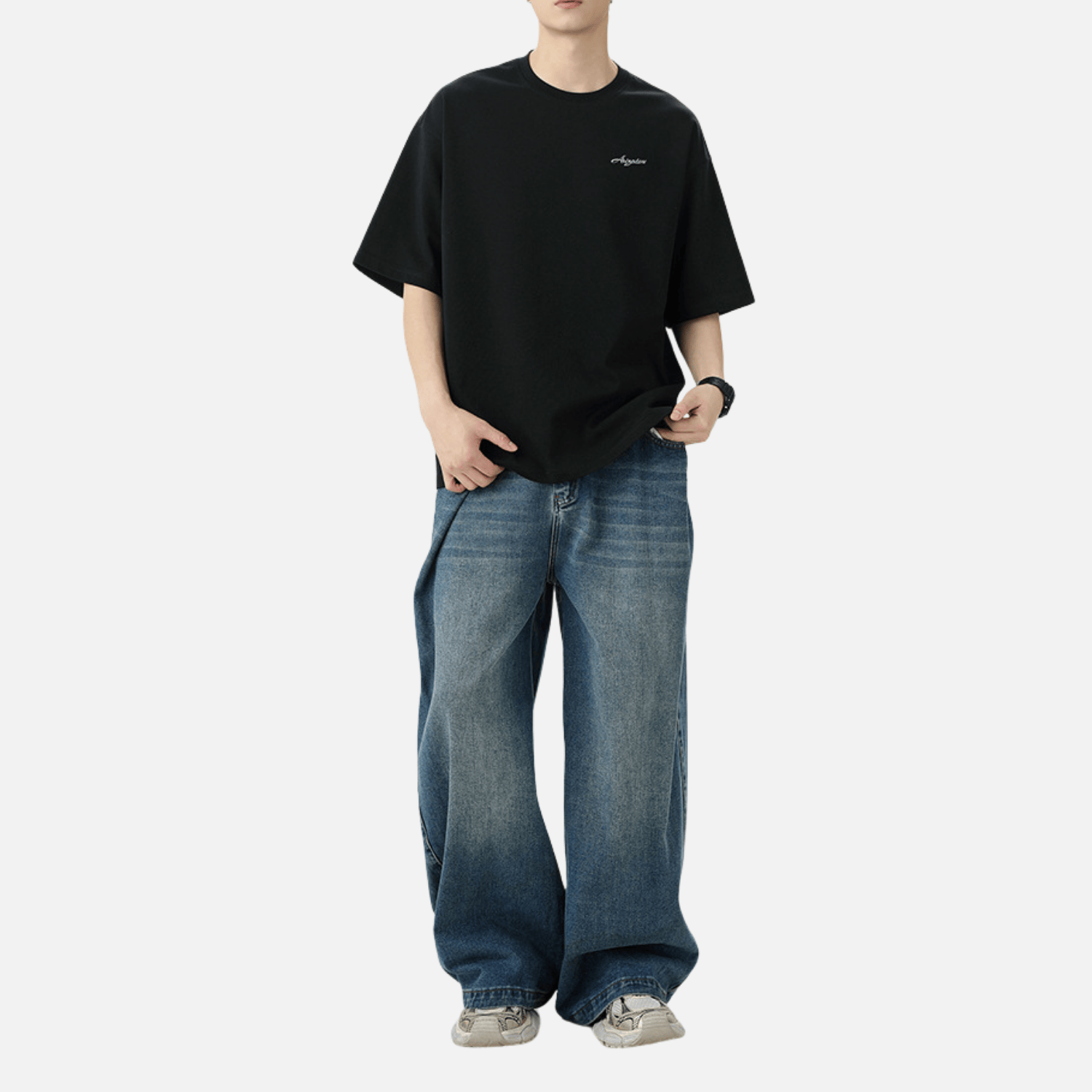 Casual Embroidered Tee