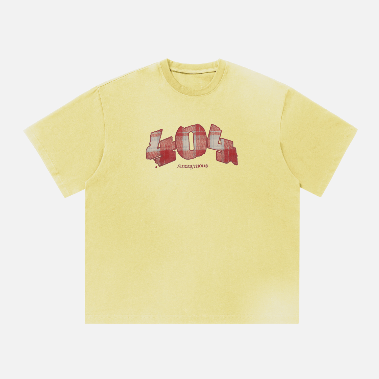 Plaid Graphic Cotton T-Shirt