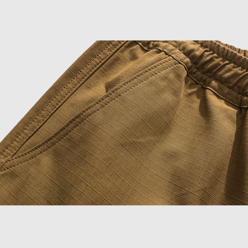 Casual Solid Cotton Shorts