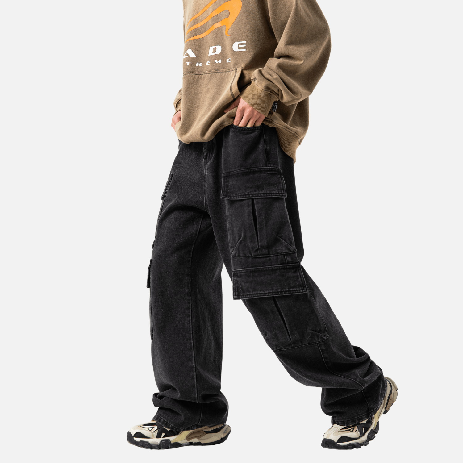 Multi-Pocket Cargo Jean