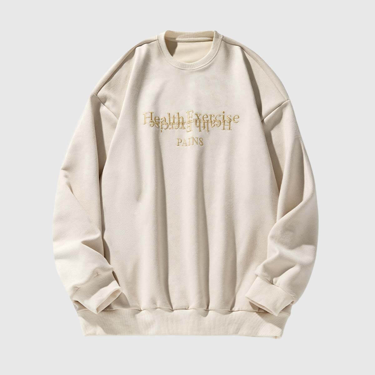 Embroidered Oversized Sweatshirt