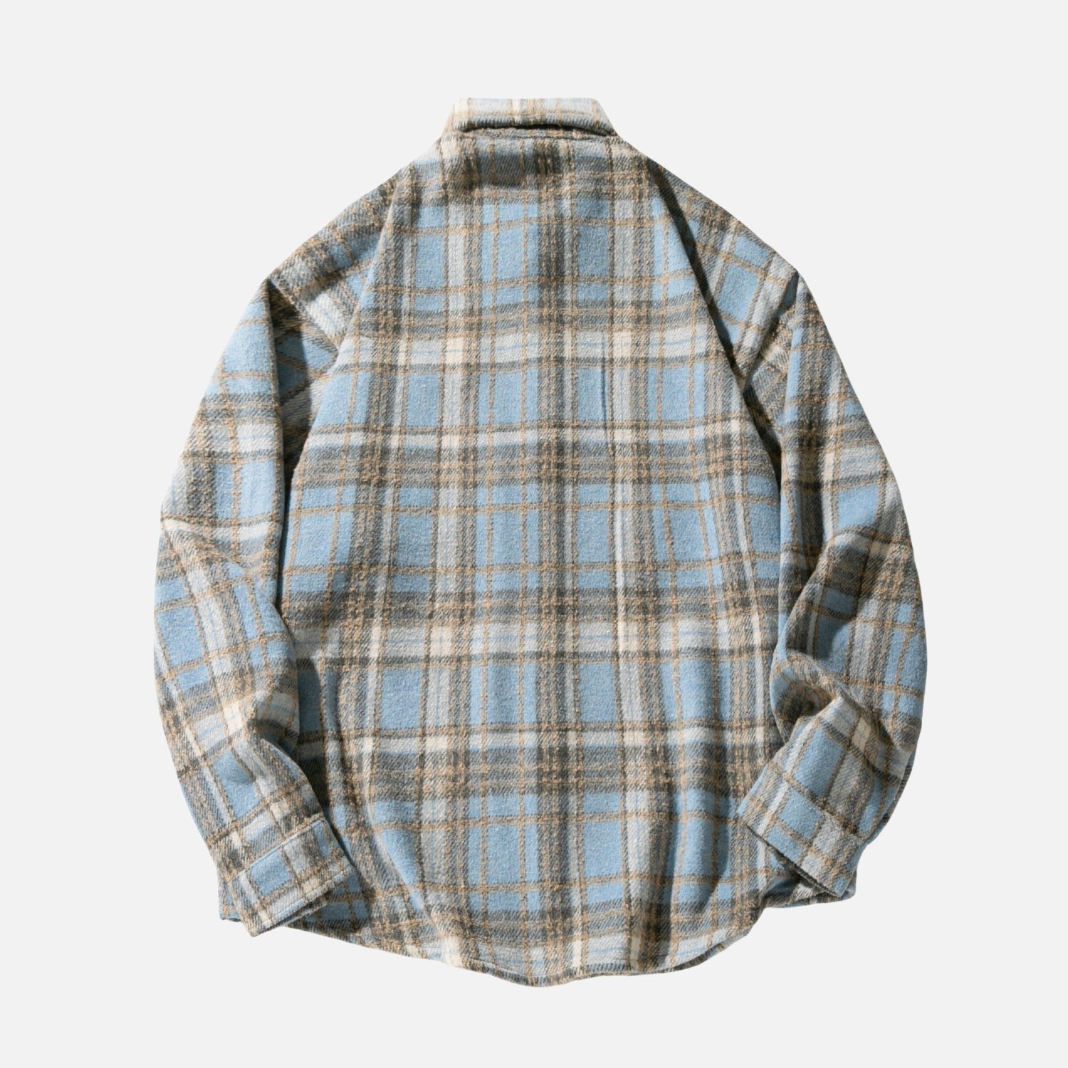Vintage Plaid Long-Sleeve Shirt