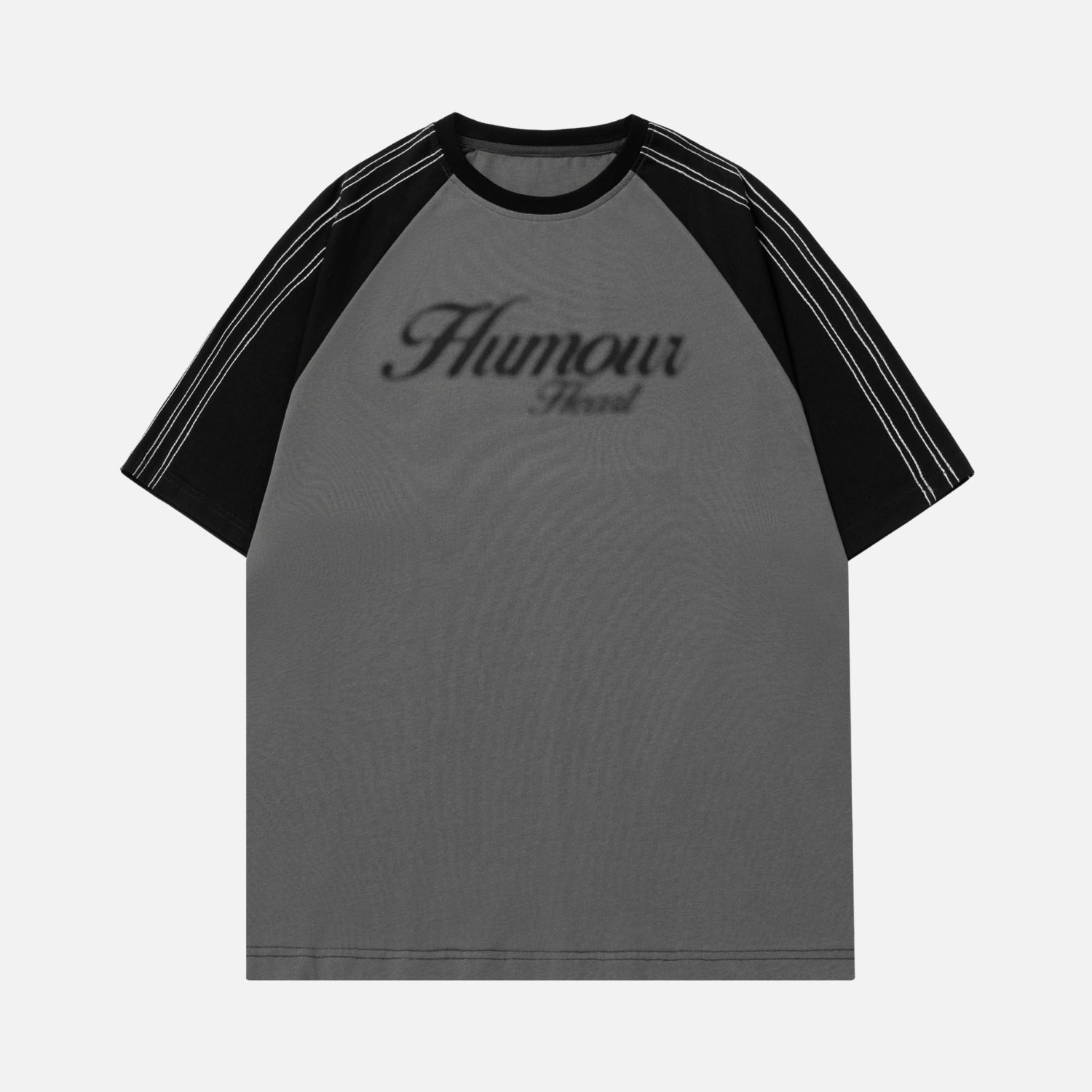Contrast-Stitch Raglan Tee