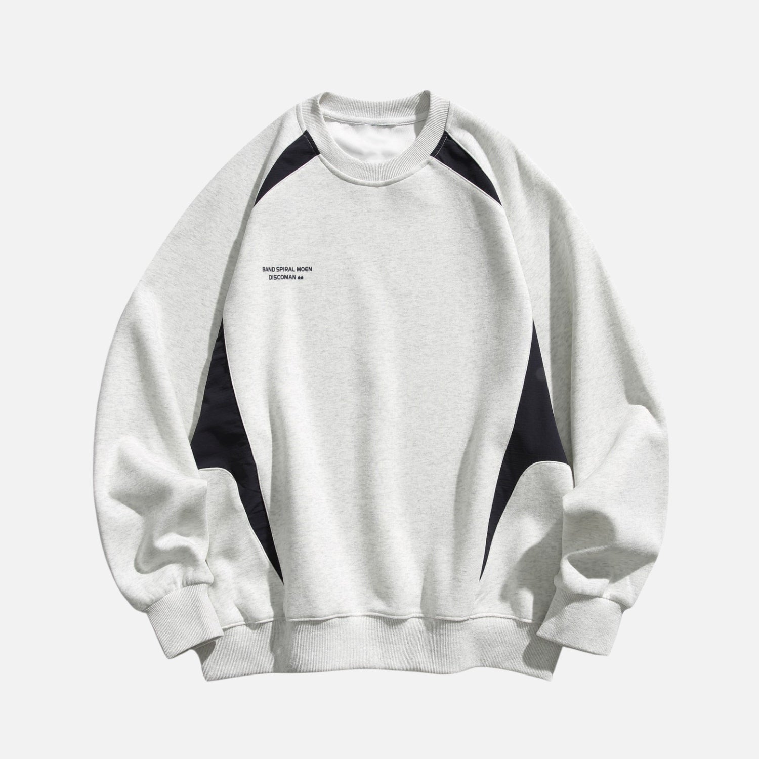 Colorblock Patchwork Crewneck Sweatshirt