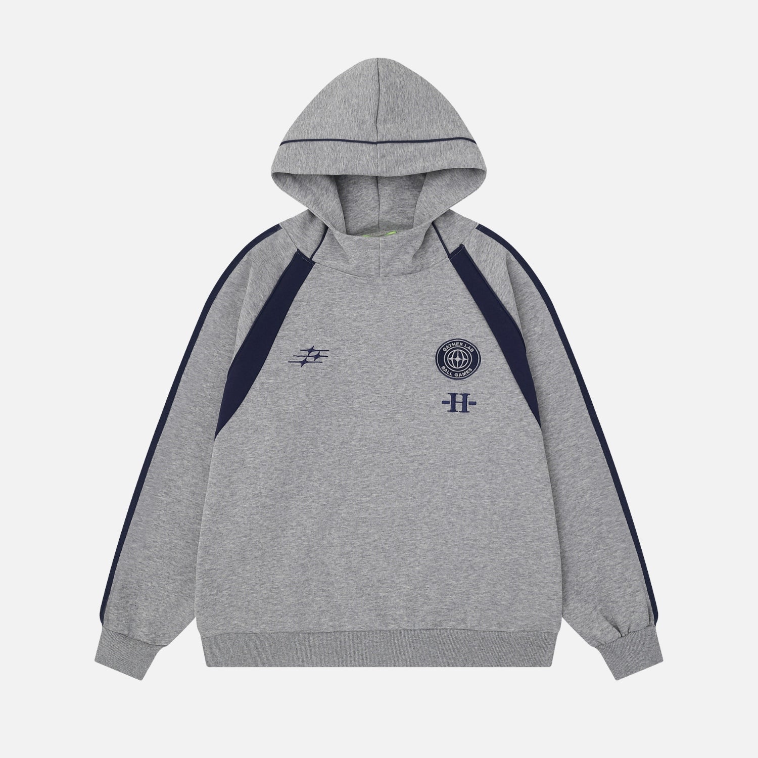 Vintage Colorblock Raglan Hoodie