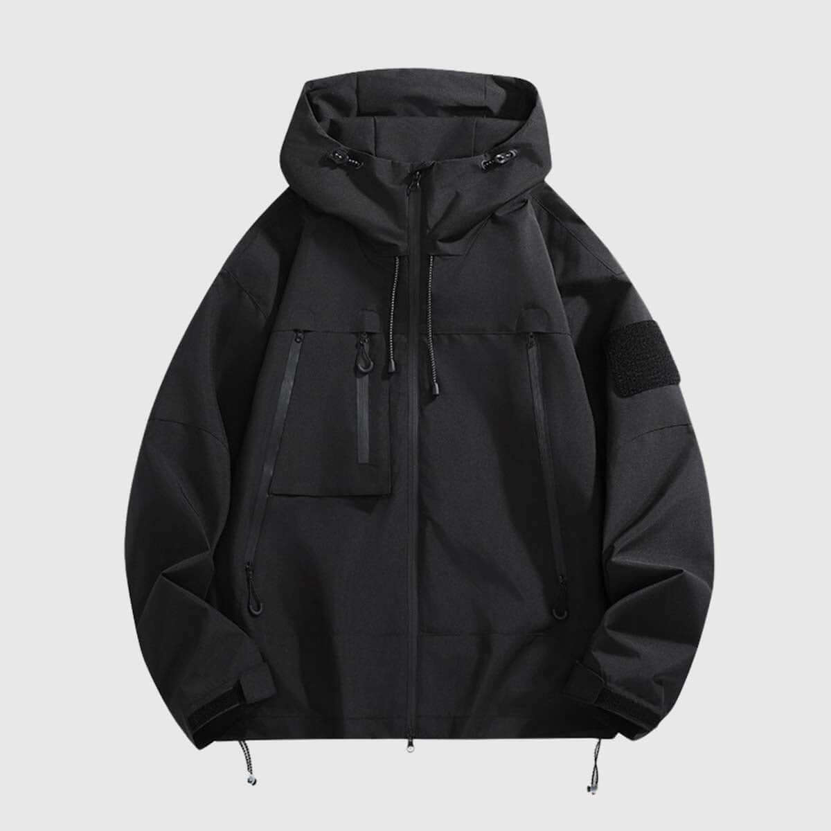 Chaqueta utilitaria impermeable