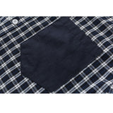 Camisas a cuadros con parche de bolsillo