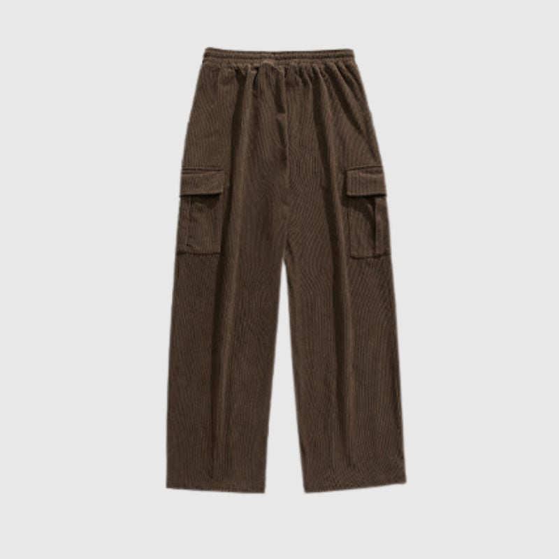 Pantalones holgados vintage de pana japonesa