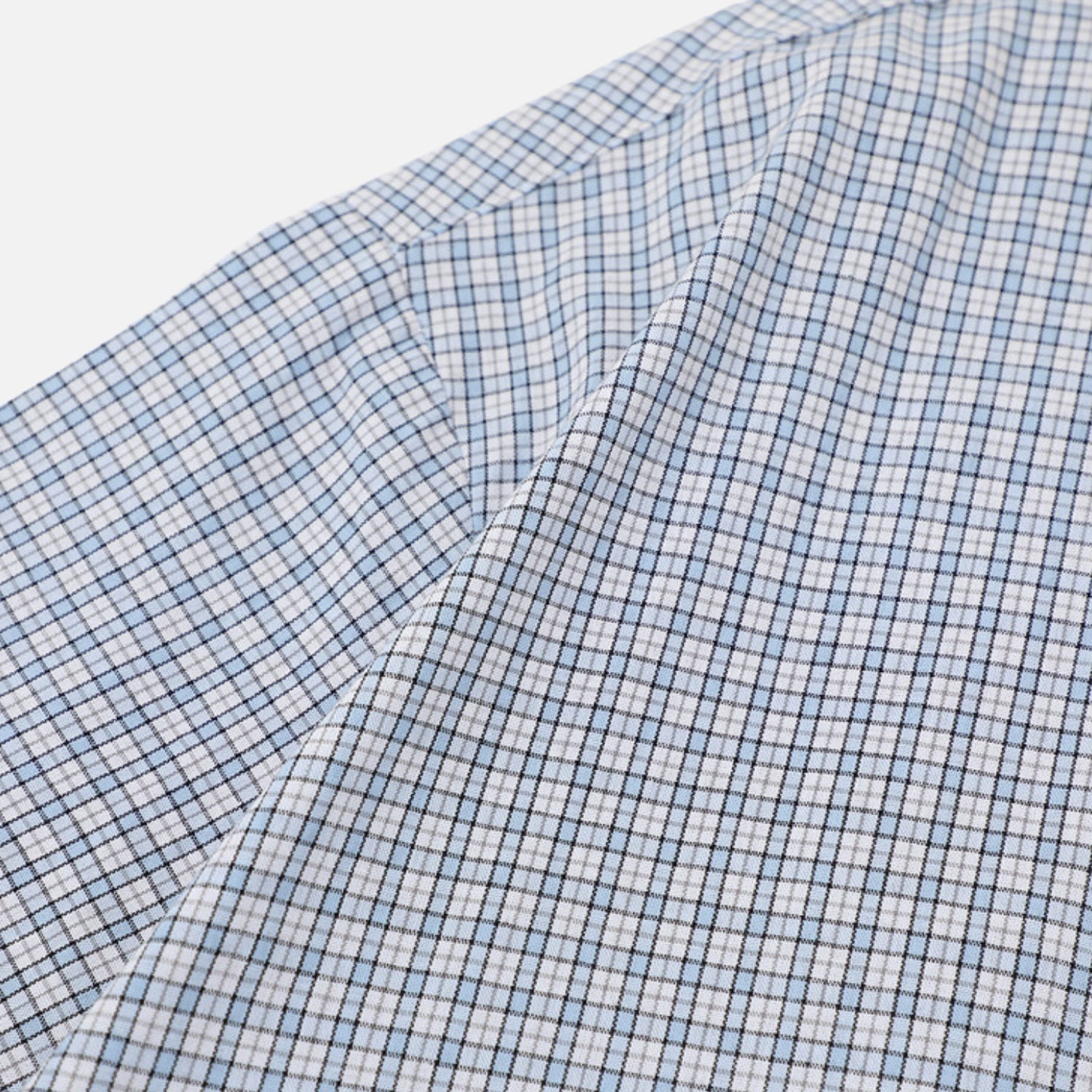 Camisa de manga corta de cuadros estilo preppy