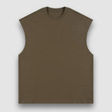 Simple Solid Color Vest