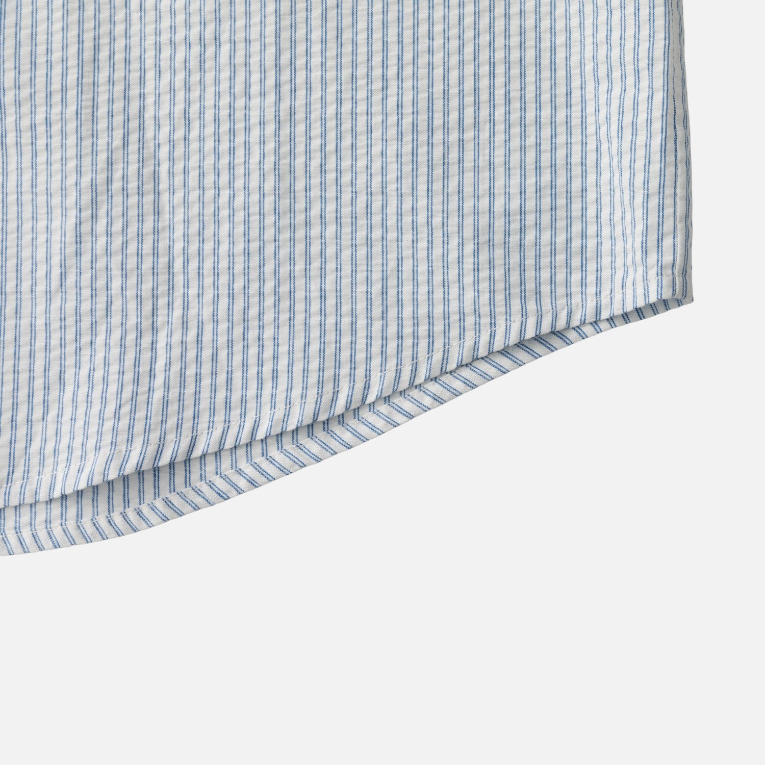 Japanese Zip-Up Striped Shirt Jacket