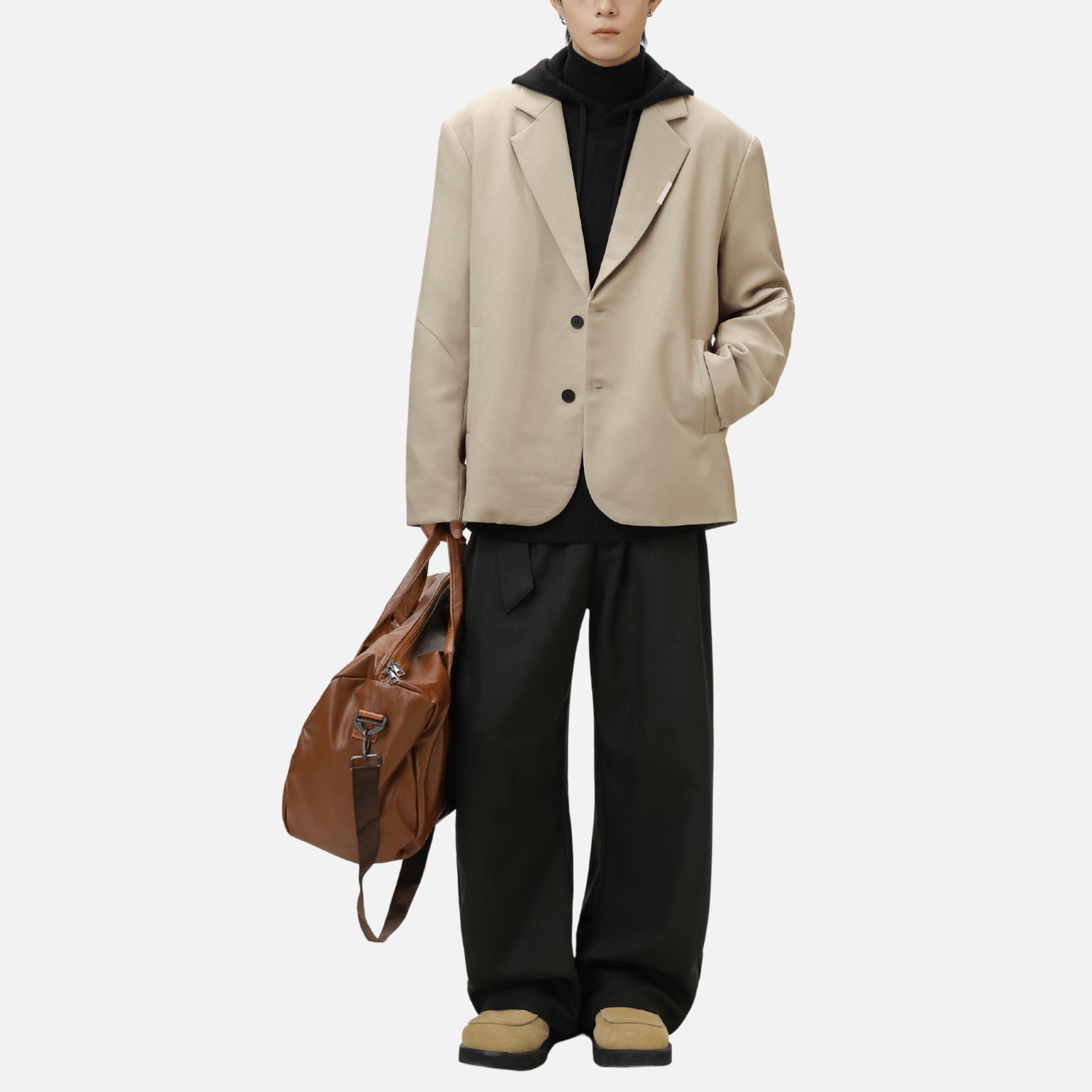 Patchwork Design Retro Blazer
