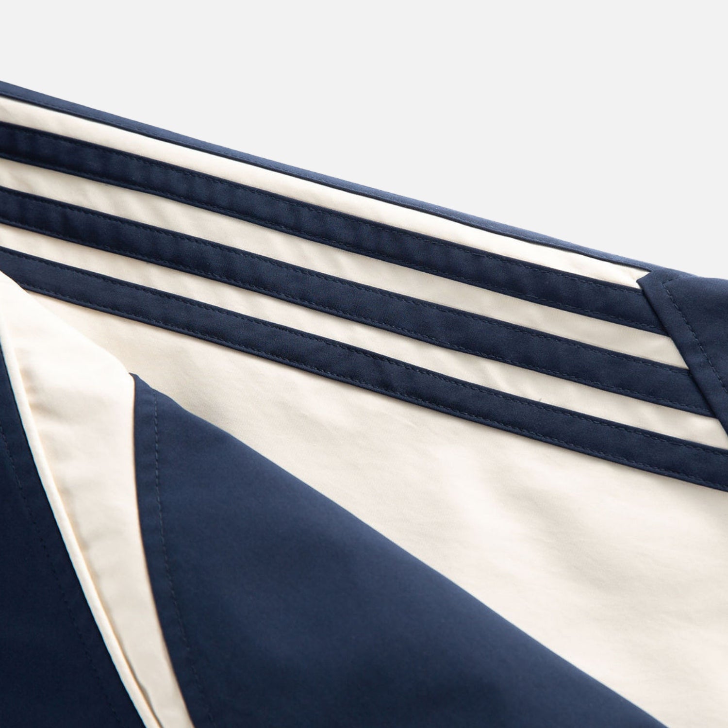 Vintage Striped Stand-Collar Track Jacket