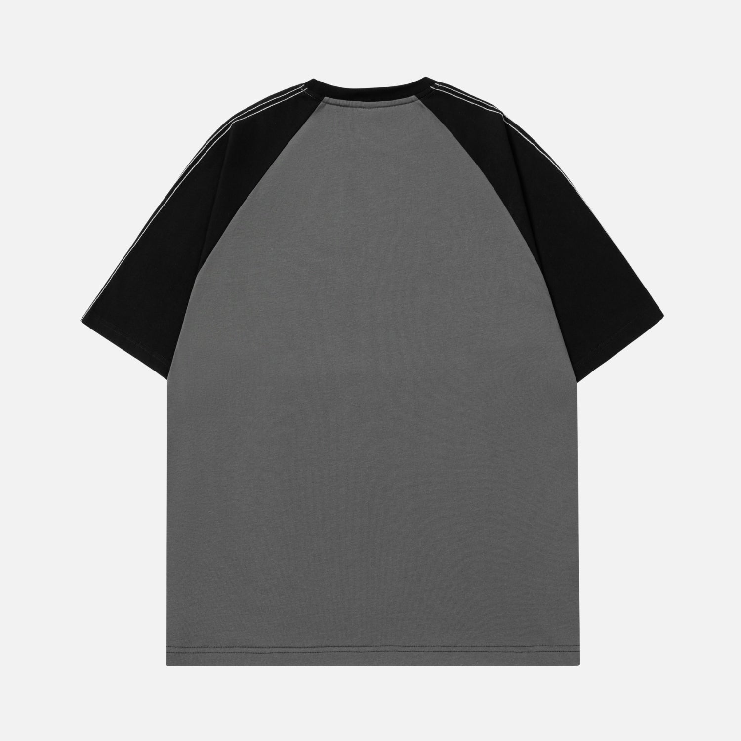 Contrast-Stitch Raglan Tee