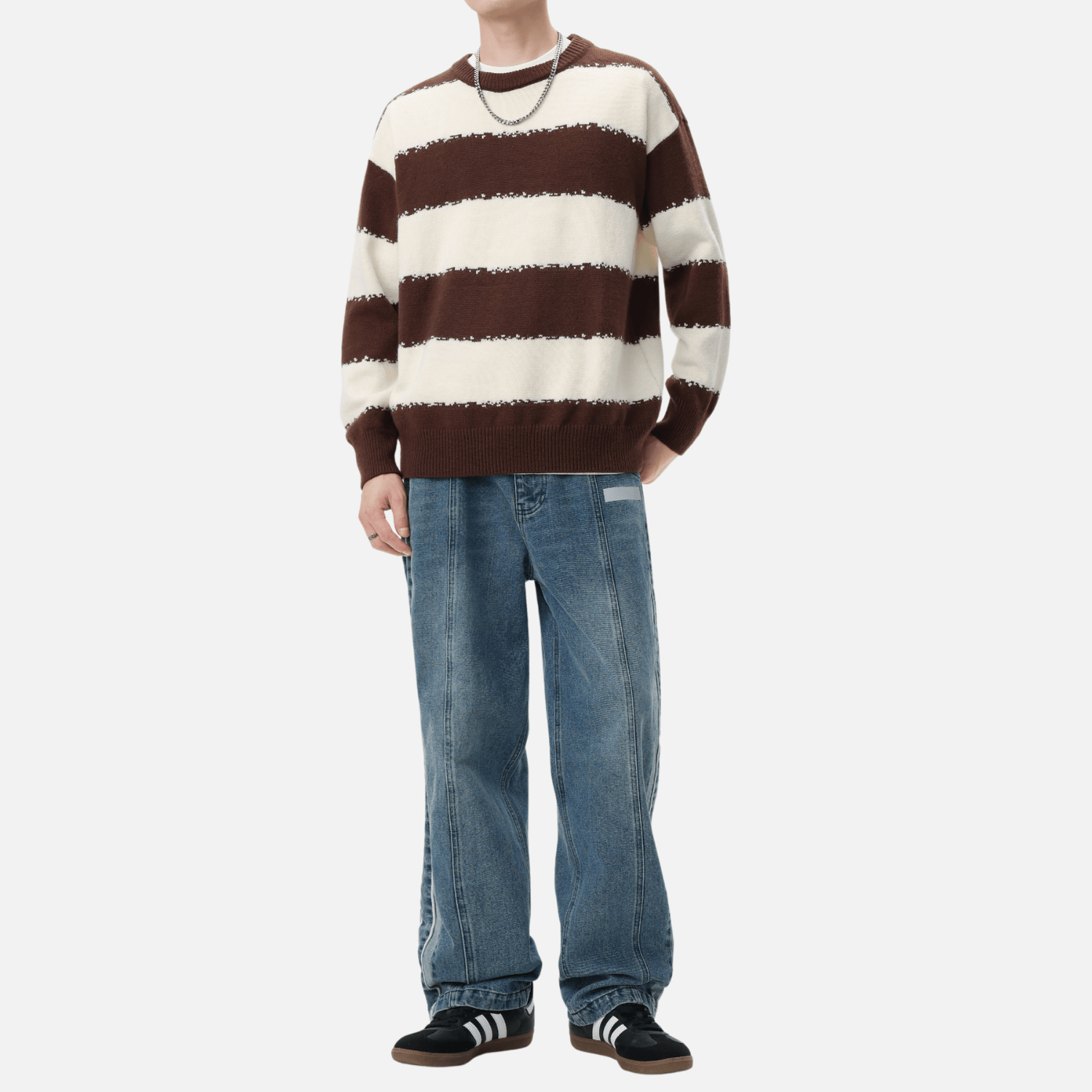 Striped Colorblock Sweater