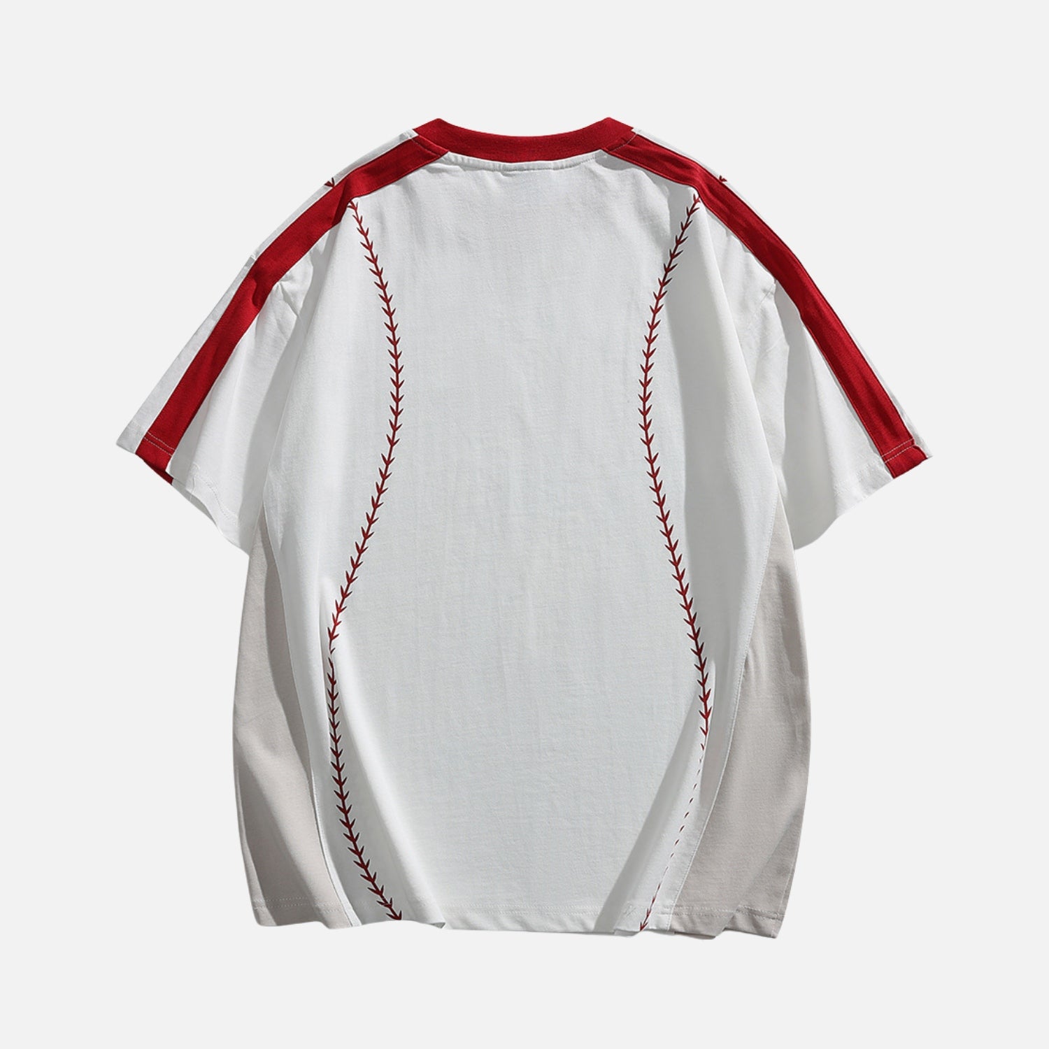 Colorblock "Baseball" Cotton Tee
