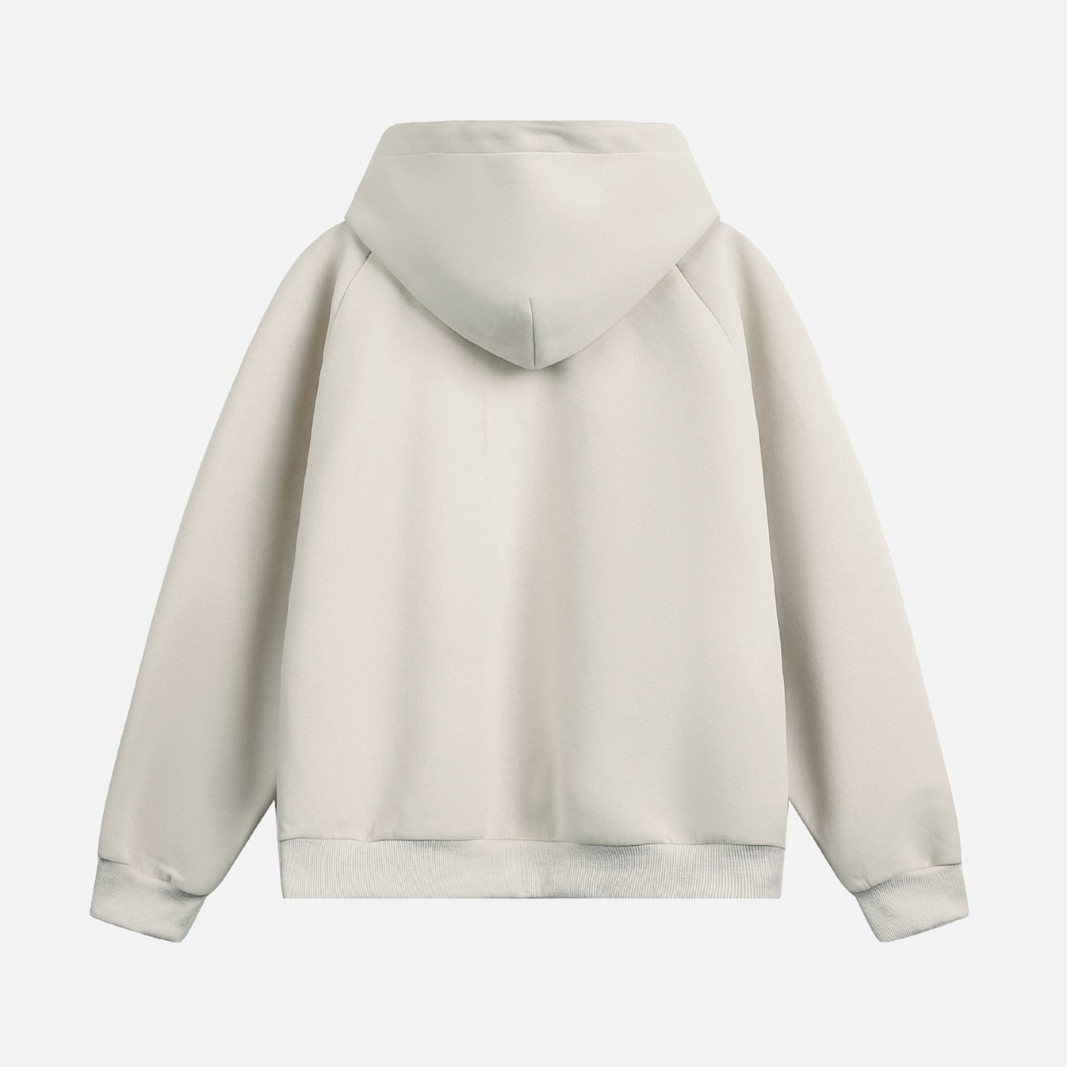 Structured Paneled Hooded Sweatshirt