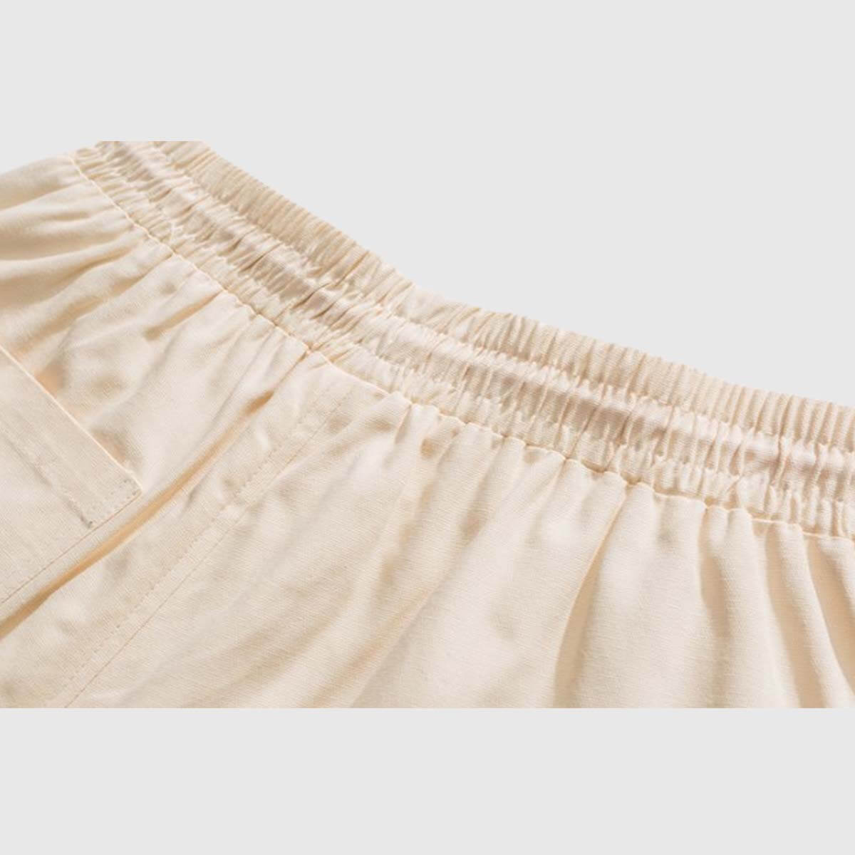 Graphic Cotton Summer Shorts
