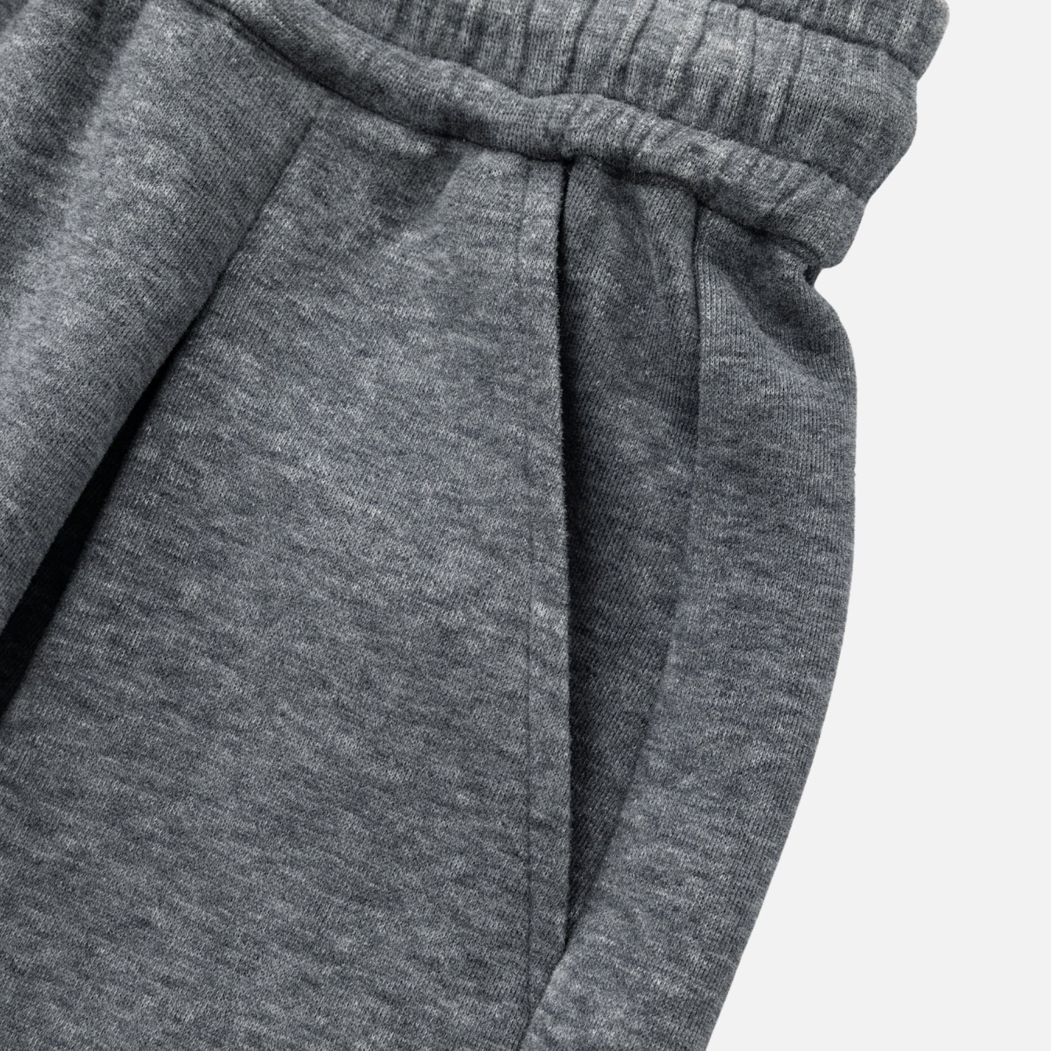 Contrast Drawstring Pleated Sweat Shorts