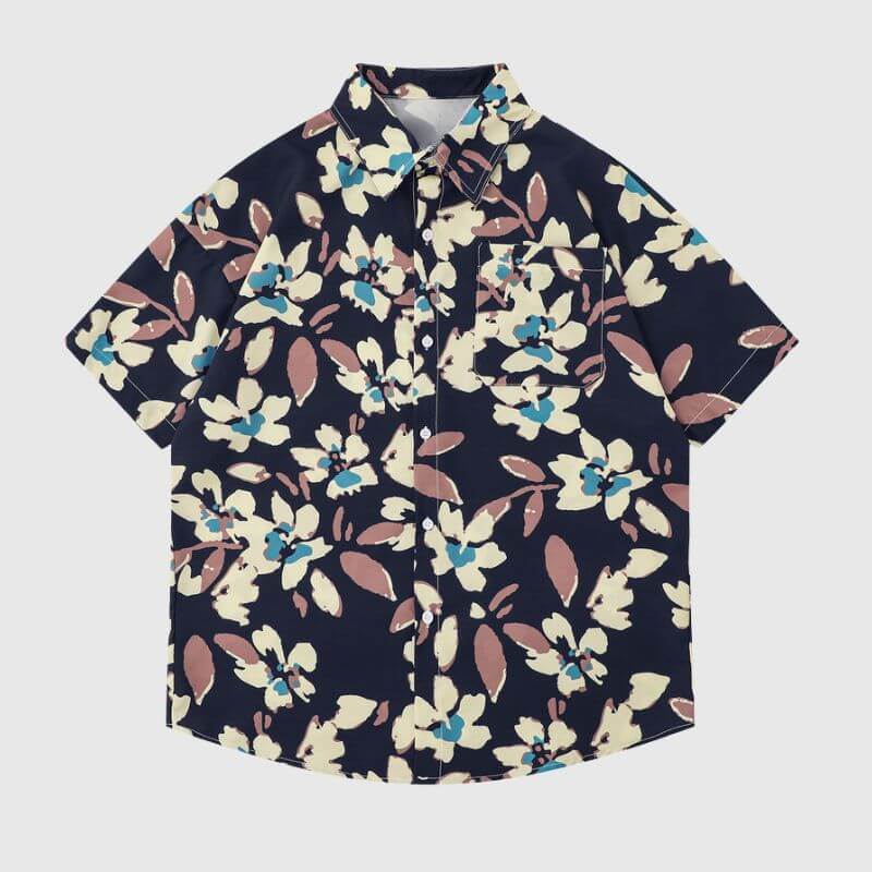 Vintage-Blumenhemden