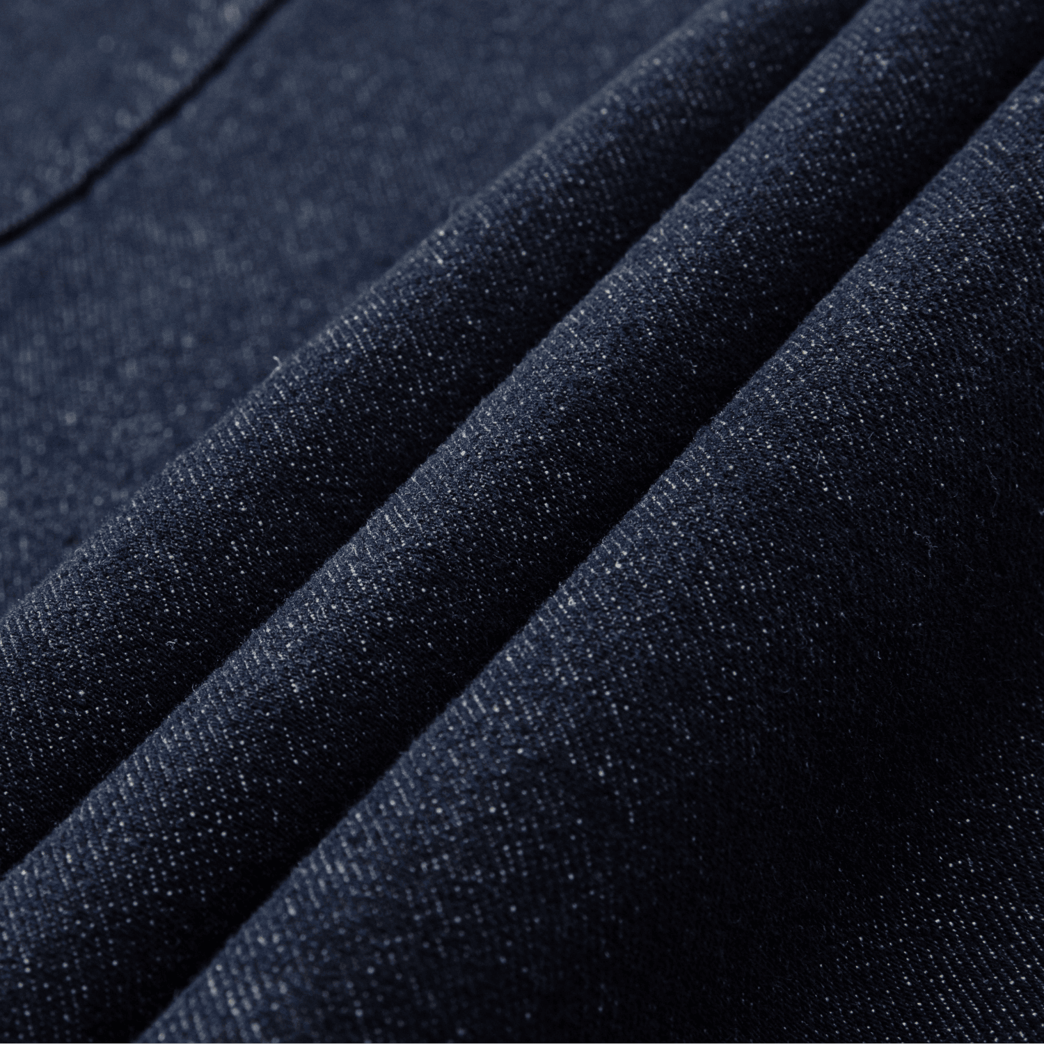 Pleated Hem Jeans