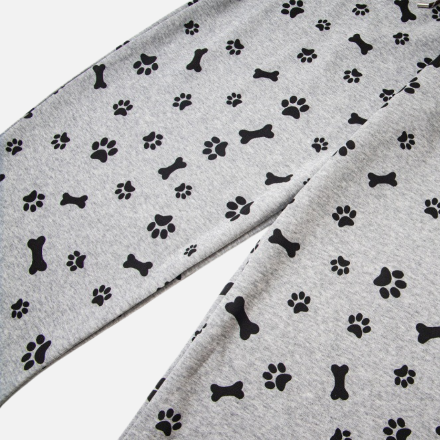 Allover Dog Print Baggy Pants
