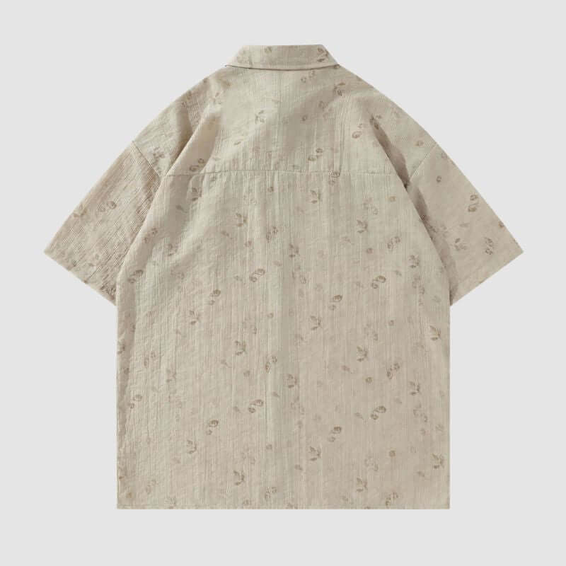 Camisas vintage con estampado floral completo