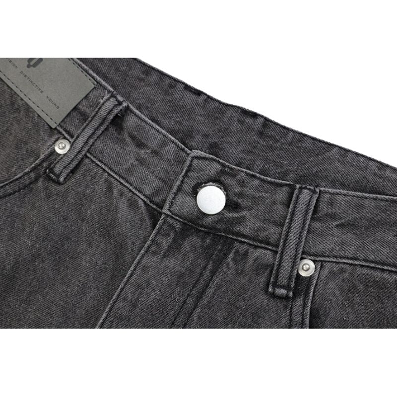 Jeans con diseño de patchwork de colores