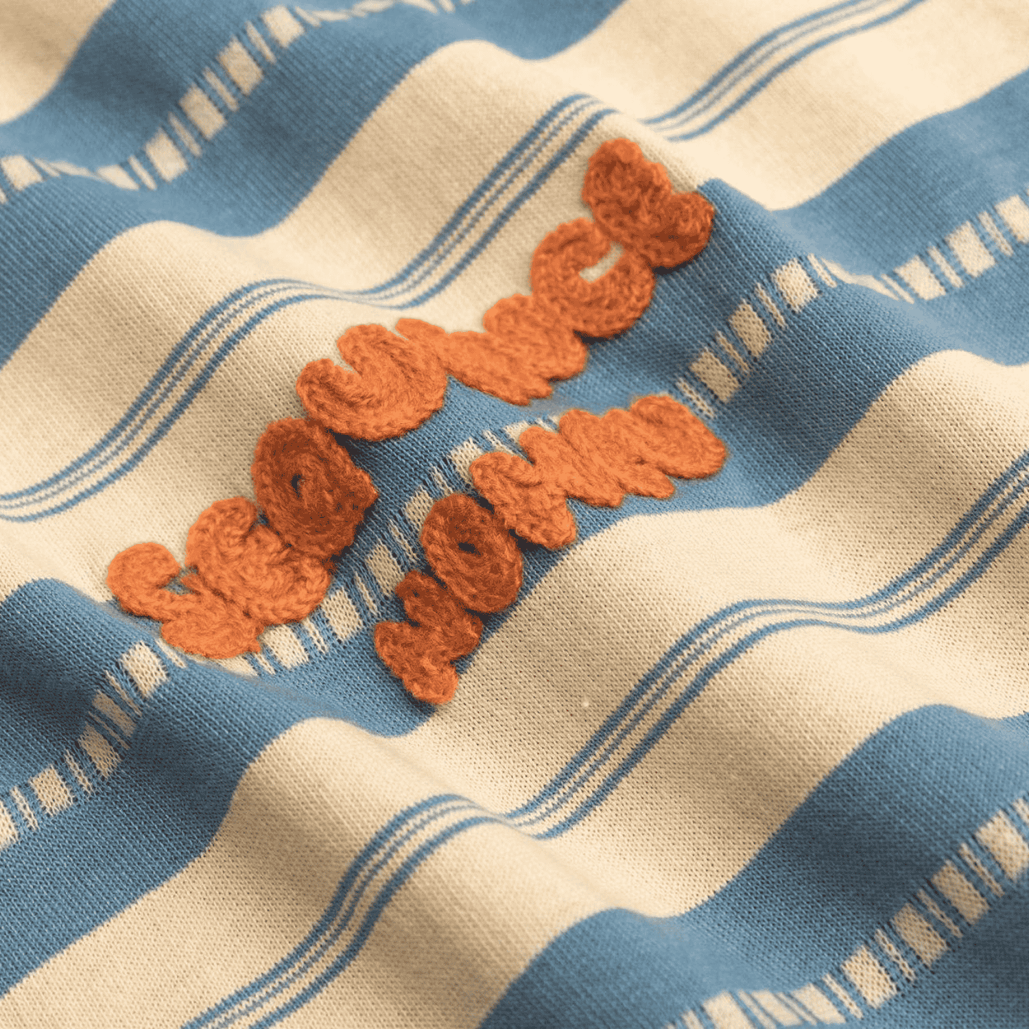 Unique Striped Graphic Tee