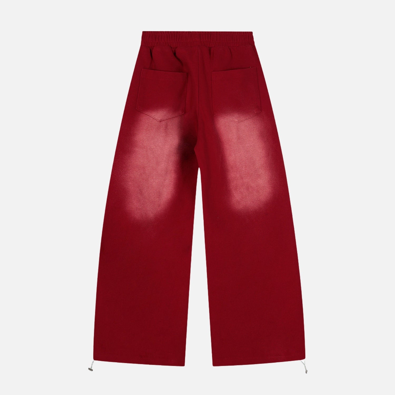 Drawstring Colorblock Spray Pants