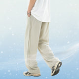 Pantalones casuales de seda de hielo