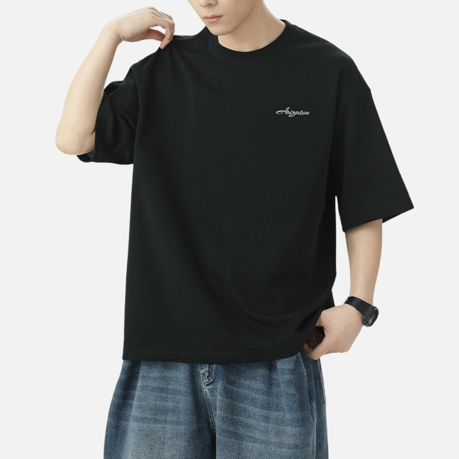 Casual Embroidered Tee