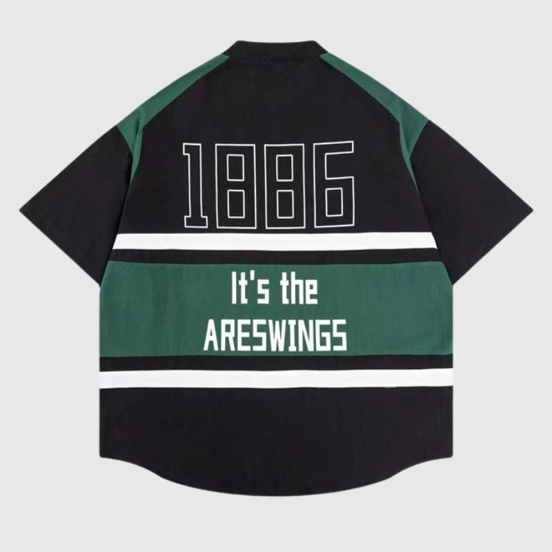 Camisa de motociclista bordada