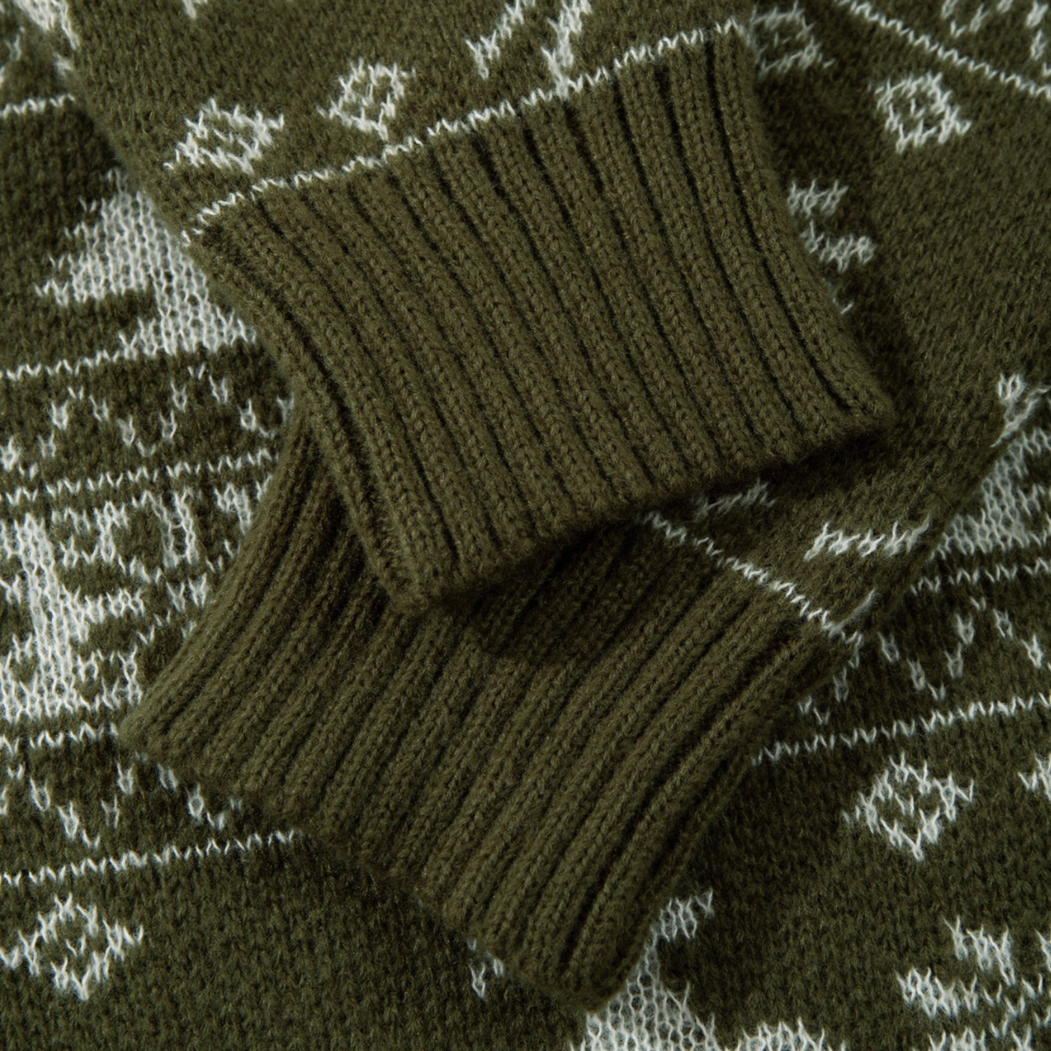 Suéter navideño de punto con diseño de reno