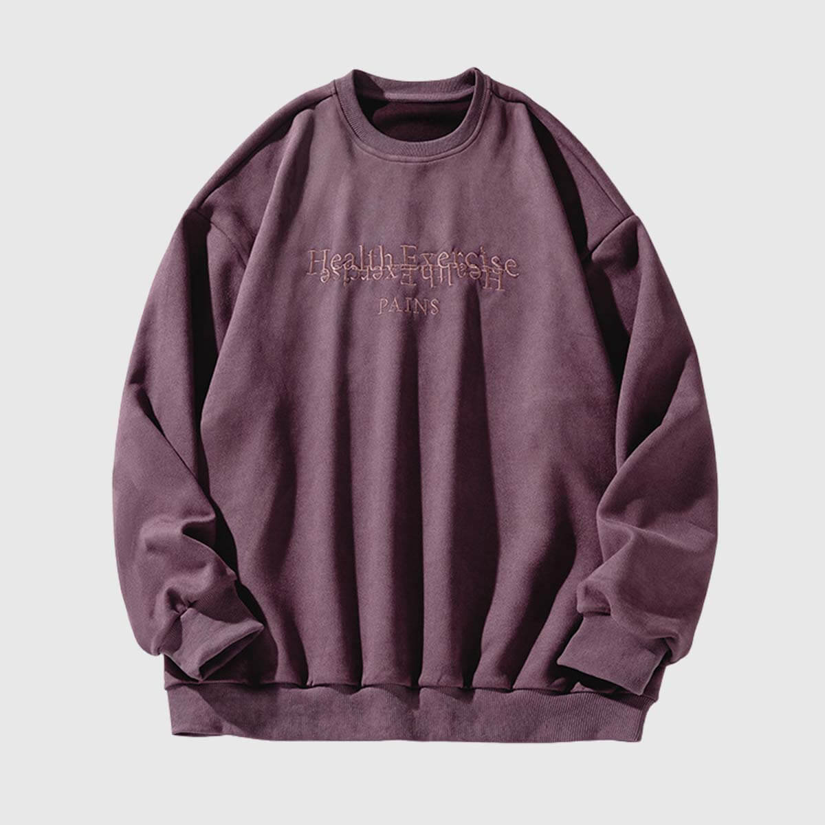 Embroidered Oversized Sweatshirt