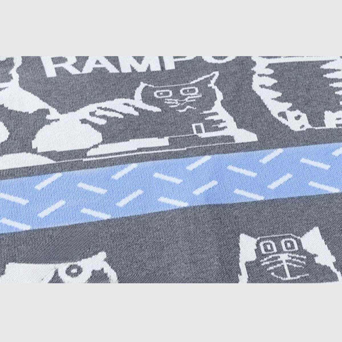 Cárdigan con estampado de gato perezoso