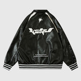 Vintage Original Loose Fit Leather Jacket
