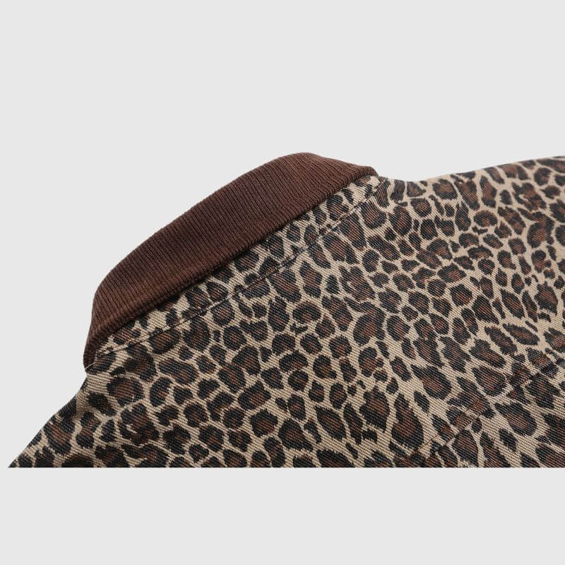 Camisas vintage de leopardo