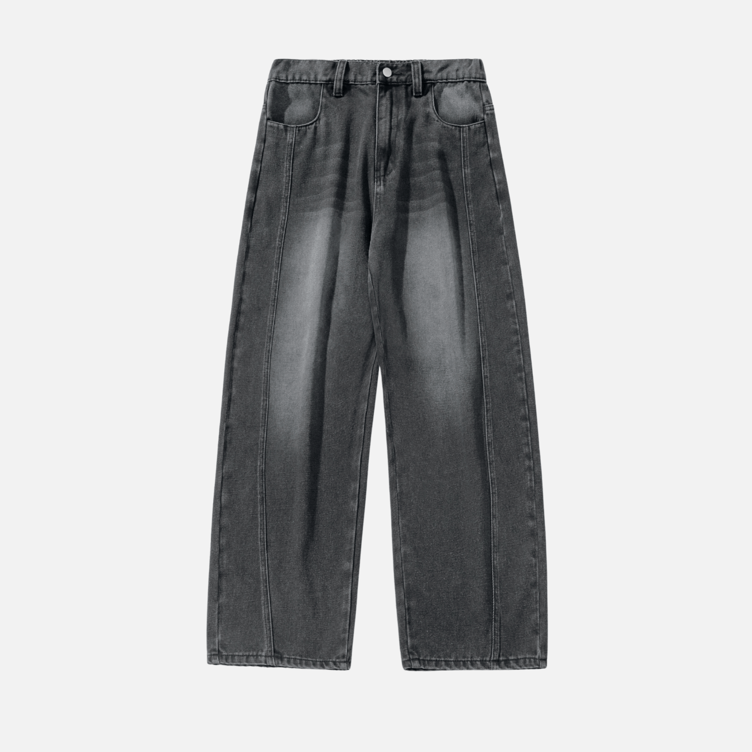 Vintage Washed Panel Jeans