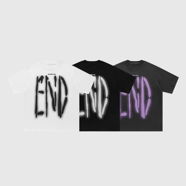 Graffiti Letter Printed Tee