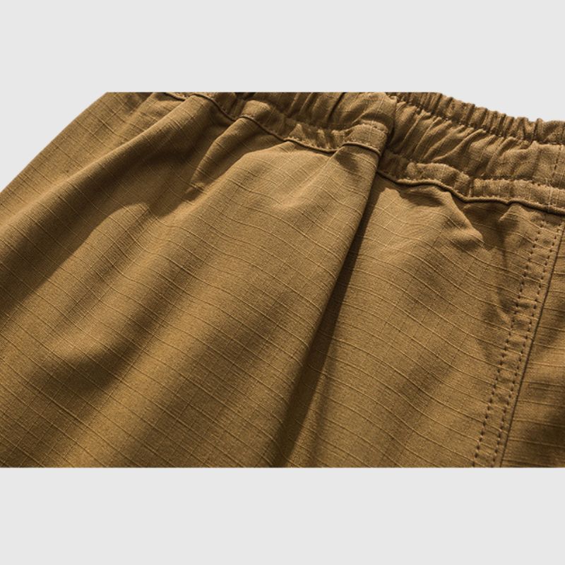 Casual Solid Cotton Shorts