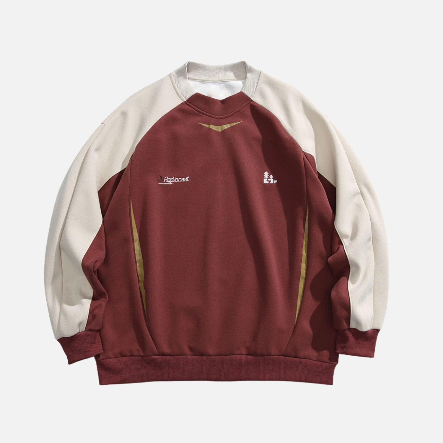 Streetwear Colorblock Crewneck Sweatshirt